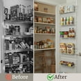 thumbnail image 5 of Lavish Home 6-Tier Adjustable Over the Door Pantry Organizer - Powder-Coated Steel Hanging Pantry Shelves and Rack for Kitchen Organization (White), 5 of 10