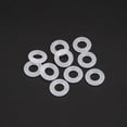 thumbnail image 2 of Uxcell 10mm OD 5.2mm ID 2.4mm Width Silicone Seal O-Rings White 10 Pack, 2 of 5