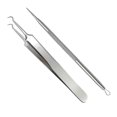 thumbnail image 3 of Blackhead Remover Tool Kit, Professional Stainless Pimple Popper Acne Comedone Extractor Set For Nose Face, 3 of 5