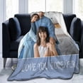 thumbnail image 6 of Personalized Custom Blanket with Photo Birthday Gifts for Family Son Daughter Wife Husband, Birthday for Her Him, Women Men Gifts Fits Couch Bedroom Living Room, 6 of 6