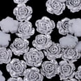 thumbnail image 4 of 50x Flower Flatback Embellishments /Wedding Crafts, 4 of 8