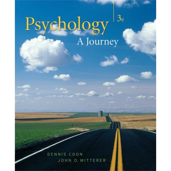 Pre-Owned Cengage Advantage Books: Psychology: A Journey (Thomson Advantage Series), 9780495104803, 0495104809, Paperback, 3 edition