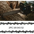 thumbnail image 5 of Opuladuo 2Pack 14" Chainsaw Chain Replacement  for EGO CS1400 / CS1401 / CS1403(14-inch,3/8"Pitch- .043"Gauge - 52DL), 5 of 8