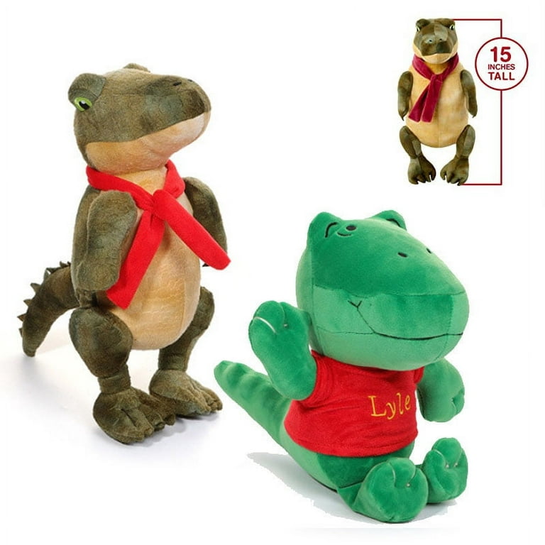 Lyle Lyle Crocodile Plush, Crocodile Stuffed Animal, Cute Lyle Lyle Crocodile  Plush Animal Toy, for Movie Fans Gift, Soft Crocodile Pillow Doll for Kids  and Adults 2PCS 