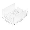 thumbnail image 5 of SEWOART Transparent Napkin Holder Rack Ideal for Restaurant Tabletop Tissue Box Storage, 5 of 6