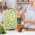 thumbnail image 3 of HELLHERO Protective 15.94"H x 9.45"L x 7.28"W Mixer Blender Cover Hand Strap Polyester Coffee Machine Dust Cover, Lemon Pattern, 3 of 6