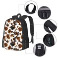 thumbnail image 2 of Balery Cow Tie Dye Mochila para hombre y mujer - Tela Oxford 600D resistente - Gran capacidad, resistente al agua, ideal para la escuela, viajes y senderismo, 2 of 6