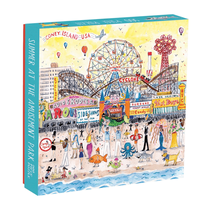 Galison; Michael Storrings Summer at the Amusement Park Jigsaw Puzzles, Cardboard, 500 Piece