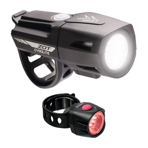 Cygolite Zot 250 Lumen Headlight & TL 50 Lumen TailLight Rechargeable Combo Set