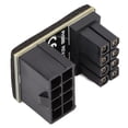 thumbnail image 3 of Adaptador de corriente de 8 pines, buena conductividad eléctrica, conector de dirección de 180 grados para tarjeta gráfica de computadora, 3 of 8