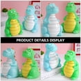 thumbnail image 4 of Dinosaur Piggy Bank Cartoon Coin Bank Decorative Coin Container Adorable Kids Piggy Bank, 4 of 7