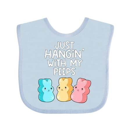 

Inktastic Easter Hangin with My Peeps! Gift Baby Boy or Baby Girl Bib