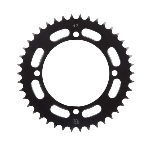 Primary Drive Rear Steel Sprocket 42 Tooth Black for Yamaha XT550 1982-1983