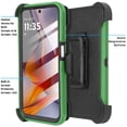 thumbnail image 3 of 6GOODEALS Compatible for Motorola Moto G 5G 2026/G 5G 2025/G Play 2026 Holster Case, Green, 3 of 8