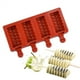 thumbnail image 4 of Molde De Helado De 4 Cavidades, Molde De Paleta De Silicona, Molde De Helado Casero Para Gelatina De Pastel De Paleta Diy Yuarrent HA034867-00, 4 of 6