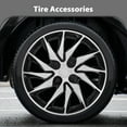 thumbnail image 5 of Aloha 14 Inch Car Wheel Case Hubcap for Car Hub Auto Refit Accessory (Silver Black), 5 of 8