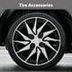 thumbnail image 3 of unbranded Tapacubos Automotrices De PP Negro Compatible Universal Para El Reemplazo Y Protección De, 3 of 7