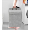 thumbnail image 2 of Wall Hanging Laundry Basket,Wall Mounted Laundry Hamper,Hanging Laundry Hamper,Foldable Wall-Mounted Laundry Basket,Collapsible Laundry Hamper With Handle & Laundry Balls, 2 of 7