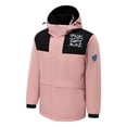 thumbnail image 2 of Jinhomg Unisex Winter Hooded Heated Coat 4 Heated Zones Heated Jacket and Detachable Hood Winter Thermal USB Electric Heated Coats Without Battery Pink XXXL, 2 of 4
