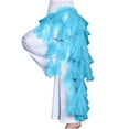 thumbnail image 3 of Bovxnpu Women Skirt Sparkly Sequin Fringe Skirt Tassel Shorts Belly Dance Skirts Festival Outfits for Women Beach Vacation Summer Outfits, 3 of 6