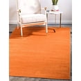 thumbnail image 2 of Unique Loom Williamsburg Solid Vibrant Rug 10' x 13' Rectangle Orange/Ivory, 2 of 10