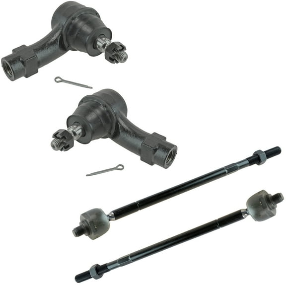 TRQ Front Tie Rod Set Fits Select 2009-2011 Ford Focus
