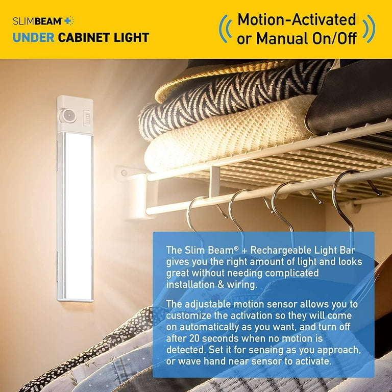 Sensor Brite Motion Activated LED Strip Night Light (2-pack) SLIM