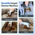 thumbnail image 2 of Carpet Cleaner Machine, Upholstery Portable StainRemover, Ordor & Stain & Spot Removr, Perfect for Pet Hair, Carpet, Area Rugs, Car and Coches, Strong Suction, White, 2 of 7