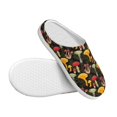 thumbnail image 3 of KLL Mushrooms And Fern Stems Pattern Adult Unisex Cozy Slippers,Fuzzy Slip-on Slippers TPR Sole Slippers Comfort Plush Home Footwear for Indoor & Outdoor-35/36, 3 of 7