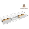 thumbnail image 3 of FloatiCasa 55-inch Fully Assembled High Gloss Floating TV Stand Wall-Mounted Entertainment Center for TVs up to 60" Floating Media Console, 3 of 14