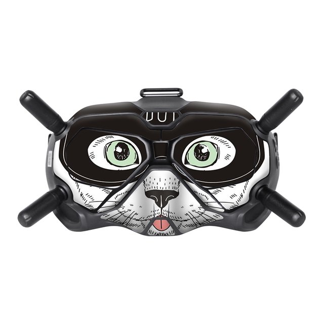 Sunnylife Drone Goggle Pegatina Anti-Scratch Anti-Collision Quadcopter Glasses PVC Decal Decor Protector Reemplazo para DJI FPV Tipo 2 kenally EL006188-02B