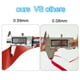 thumbnail image 3 of Uxcell Cinta de Satén Sólida de Doble Cara de 2" 5 Yardas de Tela de Poliéster Color Crema Blanco, 3 of 7