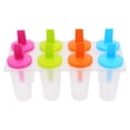 thumbnail image 1 of Juego de moldes para hacer paletas de hielo, congelador, bricolaje, reutilizables, 8 Uds. (Color aleatorio), 1 of 7