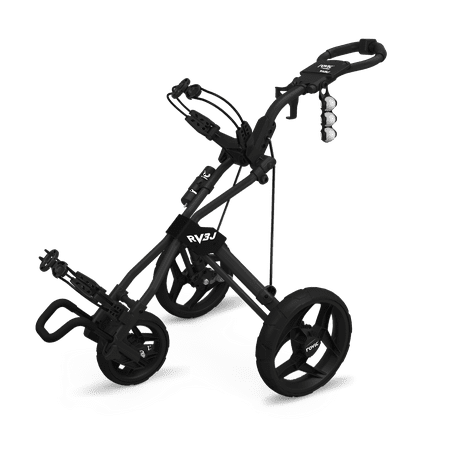 Rovic by Clicgear RV3J Junior 3-Wheel Golf Push Cart, Charcoal