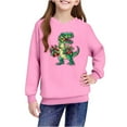 thumbnail image 4 of Chandails à Capuchon Roses Garçon Fille pour Enfants Garçon Fille Hiver Automne Manches Longues Joyeuses Vacances Noël Brunch Chandail à Capuche Basique Tenue Chandail Enfant 2025 Vêtements Coupe Régulière 5 Ans, 4 of 4