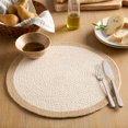 thumbnail image 3 of Home Trends Napperon tressé en coton et jute, 3 of 4