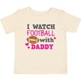 thumbnail image 3 of Inktastic I Watch Football with My Daddy Boys or Girls Baby T-Shirt, 3 of 5