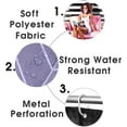 thumbnail image 7 of 4PCS Fashion Shower Curtain Sets With Rugs, Inspirational Quotes Motivational Pink Bow Bowknot High Heels Rose Floral Leaves Books Lipstick Perfume Makeup Black Bag Modern Girly Bathroom Decor, 7 of 7