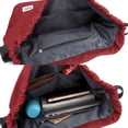 thumbnail image 5 of KAUKKO Cordón Deportes Mochila Gimnasio Yoga Bolsa Hombro Mochila para Hombres y Mujeres KAUKKO  K1031-Red, 5 of 5