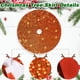 thumbnail image 3 of Falda Para Árbol De Navidad, Diseño De Copos De Nieve Con Lentejuelas Brillantes, Decoración Para Fiestas Navideñas, Cubierta Inferior Festiva Reutilizable, Fácil De Limpiar, 3 of 6