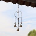 thumbnail image 3 of Keys Keychain Design Wind Chime Ornament Vintage Handmade Witch Bells Wind Chime Hanging Decoration Car Interior, 3 of 10