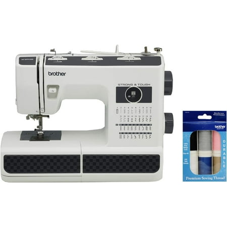 Brother ST371HD 37-Stitch Sewing Machine, 6 Included Sewing Feet, Free Arm Option and 6-Piece Premium Sewing Thread Pack