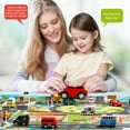 thumbnail image 2 of Kids Rug Children Toy Car Rug Town Road Map Cars City Play Mat Street Carpet Mat, 2 of 4