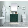 thumbnail image 6 of Elegant Decor Grant 32" MDF Single Bathroom Vanity with Backsplash in Green, 6 of 8