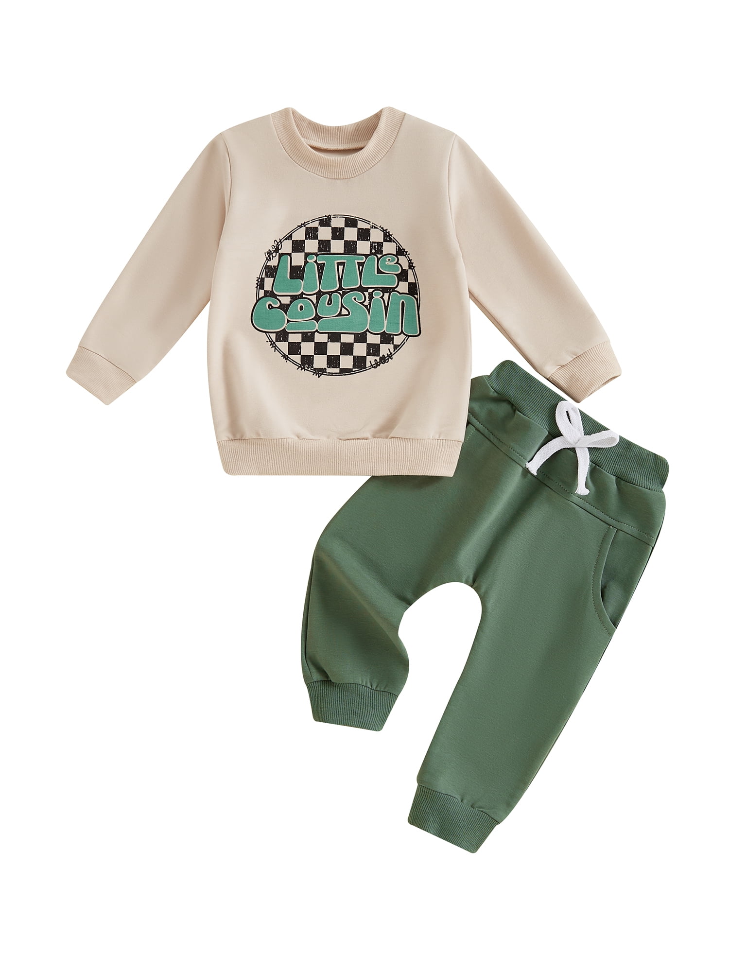 Cousin Crew Matching Romper - Baby Jumpsuit With Colorful Letter Embroidery For Family Outfits