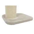 thumbnail image 2 of Two by Two Austin Cat Tree 1 - Beige Scratching Post Cat Furniture - 24.4 in. Tall, 2 of 9