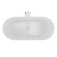 thumbnail image 2 of Dreamline Bt13x2967c Charisma 67" Free Standing Acrylic Soaking Tub - White, 2 of 7