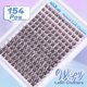 thumbnail image 2 of Kit de extensión de pestañas Newcally Lash Clusters Wispy Natural, 2 of 7