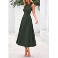 thumbnail image 4 of Vestido PRETTYGARDEN 2025 sin mangas línea A midi grande, 4 of 8
