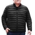 thumbnail image 3 of Wavsuf Puffer Jackets for Men Winter Jacket Heavyweight for Men Windbreaker Black Size 3XL, 3 of 10